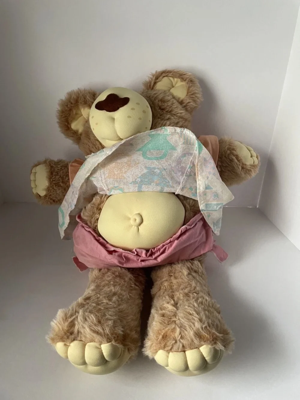Vintage Furskins Hattie Plush Bear 23” Cabbage Patch Xavier Roberts 1984